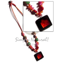 Buri seeds in double wax