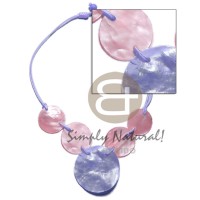 5 round hammershell in pastels