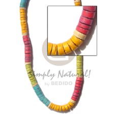 7-8 coconut heishi lime