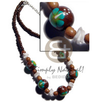 4-5mm coconut pokalet. natural brown