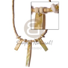 2-3 coconut heishi natural