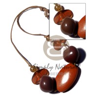 45mmx30mmx10mm orange natural wood