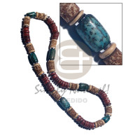 7-8mm subdued maroon coconut pokalet