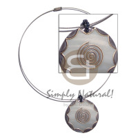 Coated silver cable wire handpainted