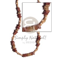 Brown tones coconut square cut