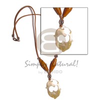 Twin dolphin mop in leather