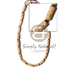 Bamboo macrame splashing wood