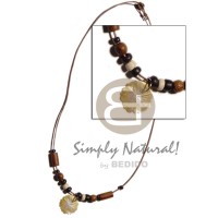 Wax cord coconut pukalet wood