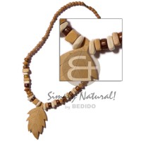 6mm bayong wood bead sq.cut coconut palmwood