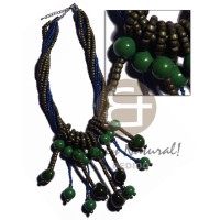 5 rows glass beads 3