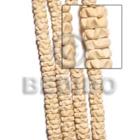 Coconut flower bleached white 10mm