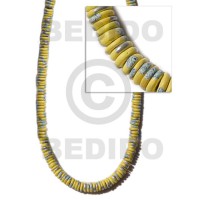 7-8mm coconut pokalet. yellow