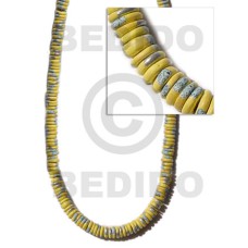 7-8mm coconut pokalet. yellow