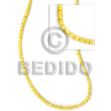 Yellow coconut heishi 2-3mm