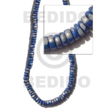 4-5mm coconut pokalet. navy blue