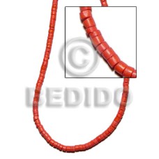 4-mmmm coconut heishi orange