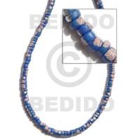 4-5mm coconut pokalet. blue