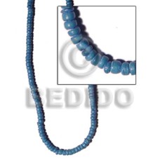 4-5mm subdued blue coconut pokalet