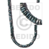 4-5mm coconut pokalet. dark green