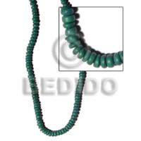 4-5mm moss green coconut pokalet