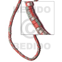 4-5mm coconut heishi light orange