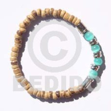 4-5mm elastic coconut pukalet tiger metal