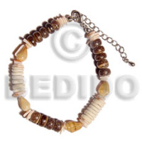 4-5mm coconut pokalet. natural brown bleached