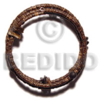 2-3mm coconut heishi natural brown