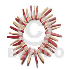 Elastic red natural white coconut indian