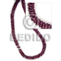 10mm coconut flower beads wine