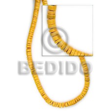 4-5 mango yellow coconut heishe