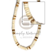 7-8mm coconut pukalet bleach wht tiger