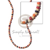 2-3 mm coconut combination bleach blk red orange