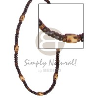 4-5mm coconut pukalet black brown