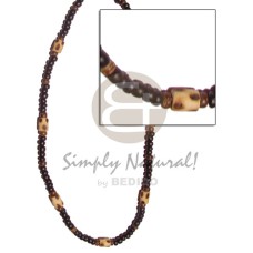 4-5mm coconut pukalet black brown