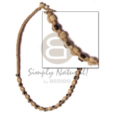 4-5mm black bleach coconut pokalet. in