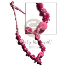 Pink buri seeds and coco