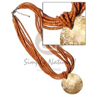 7 rows 2-3mm coconut heishe