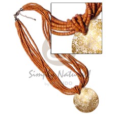 7 rows 2-3mm coconut heishe