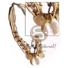 6 layers 2-3mm coconut heishi glass