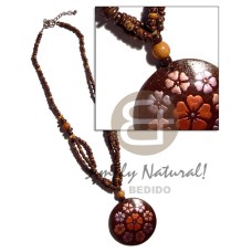 2-3mm natural brown coconut pokalet