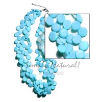 3 layers 10mm aqua blue