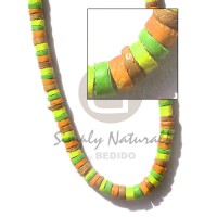 4-5mm coconut heishi lifesaver combination