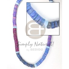 4-5mm coconut heishi blue wine navy