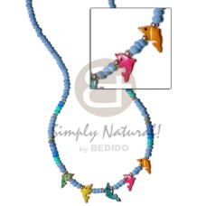 2-3mm coconut pokalet. in blue