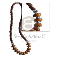 4-5mm coconut pokalet. natural brown