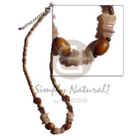 2-3mm coconut heishi tiger