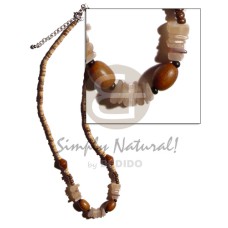 2-3mm coconut heishi tiger