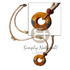 2-3mm coconut heishi bleach