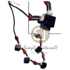 2-3mm black coconut heishe